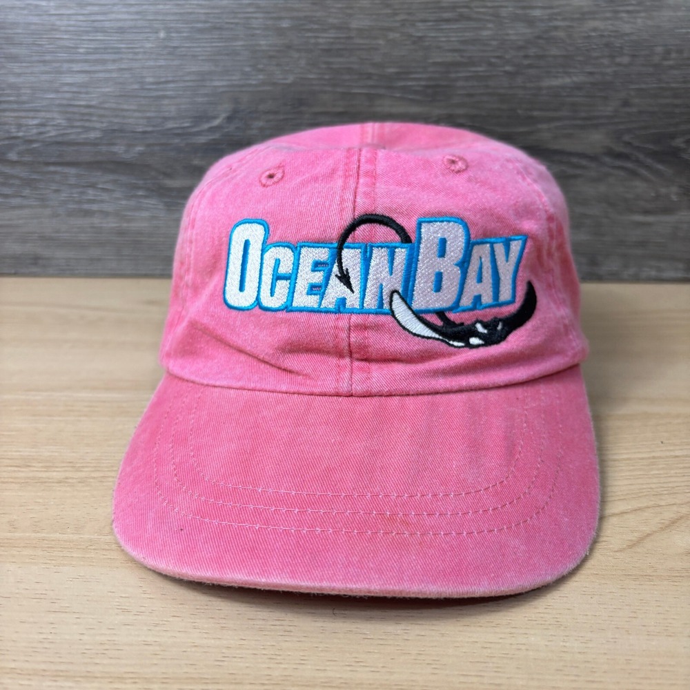 Ocean Bay Hat Cap Strap Back Womens Pink Stringray Life‎ Ocean Adjustable